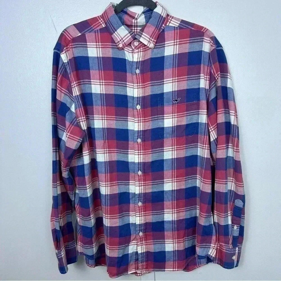 Vineyard vines classic fit Tucker shirt button down size large - Picture 2 of 8
